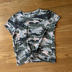 Abercrombie kids camo T
